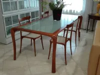 Tavolo in legno rettangolare Withy Ceccotti in offerta outlet