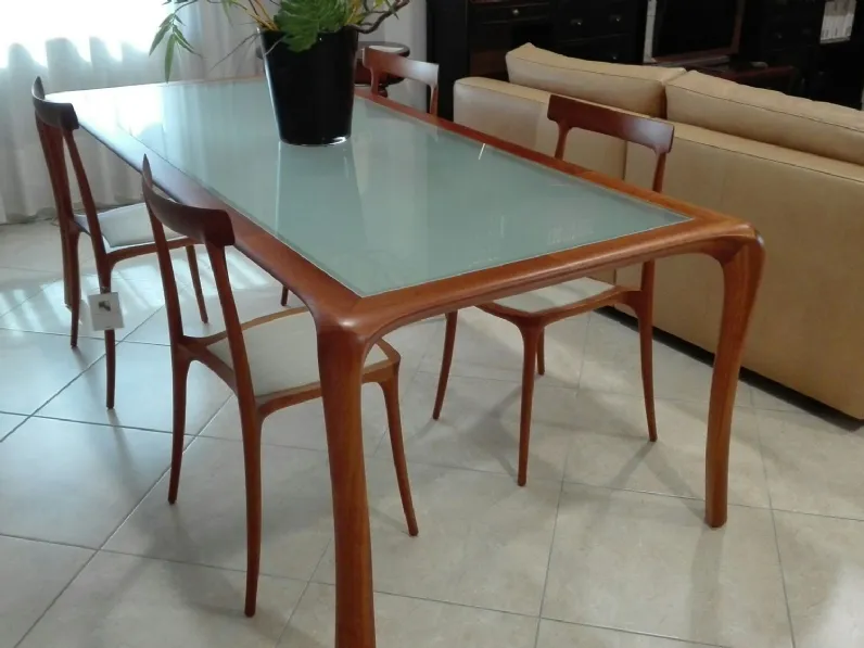 Tavolo in legno rettangolare Withy Ceccotti in offerta outlet