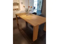 Tavolo in legno rettangolare Wood Aster cucine a prezzo scontato