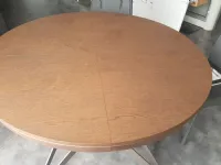 Tavolo rotondo in legno Big round di Ozzio in Offerta Outlet 