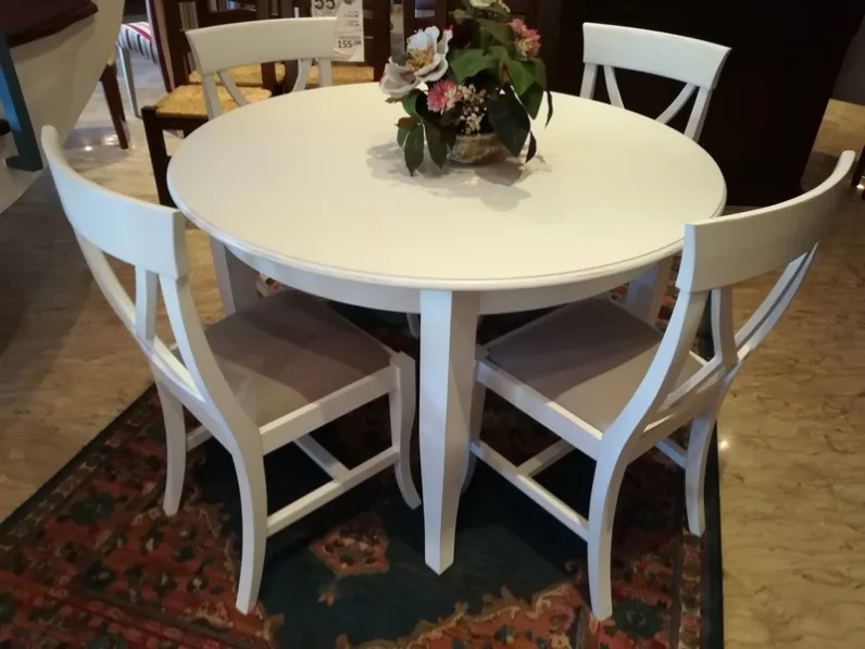 Tavolo in legno rotondo Crema Tonin casa a prezzo ribassato