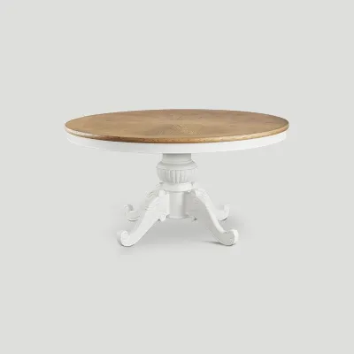 Tavolo in legno rotondo Db004857 Dialma brown in offerta outlet