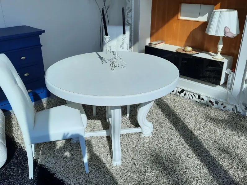 Tavolo in legno rotondo Eraclea Artigianale a prezzo ribassato