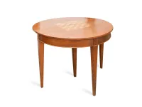 Tavolo in legno rotondo The Artigianale in offerta outlet