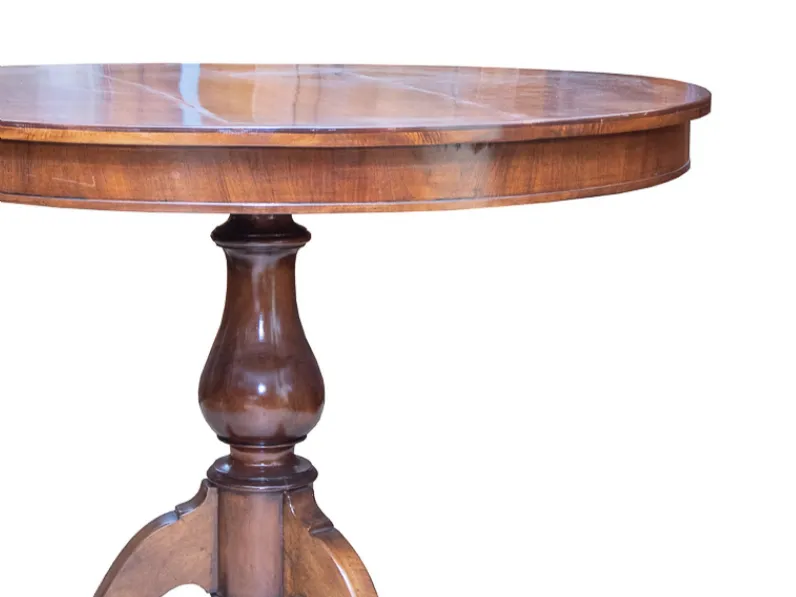 Tavolo in legno rotondo Tondo Artigianale in offerta outlet