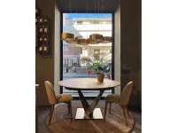 Tavolo in legno rotondo West Alta corte in offerta outlet