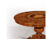 Tavolo in legno rotondo Za 683/a * Arredo design in offerta outlet