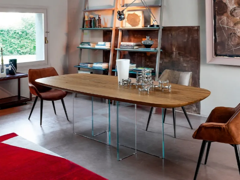 Tavolo in legno sagomato Cosmopolitan Devina nais in Offerta Outlet