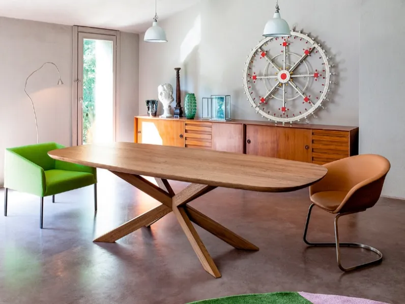 Tavolo in legno sagomato Cosmopolitan Devina nais in Offerta Outlet