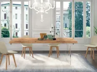Tavolo in legno sagomato Panaer Domus arte in offerta outlet