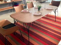 Tavolo sagomato Viscount of wood Kartell scontato del 30%