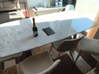 Tavolo Tavolo butterfly Tonin casa in marmo Fisso scontato 50%