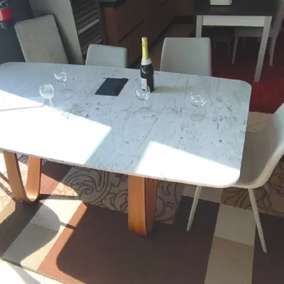 Tavolo Tavolo butterfly Tonin casa in marmo Fisso scontato 50%