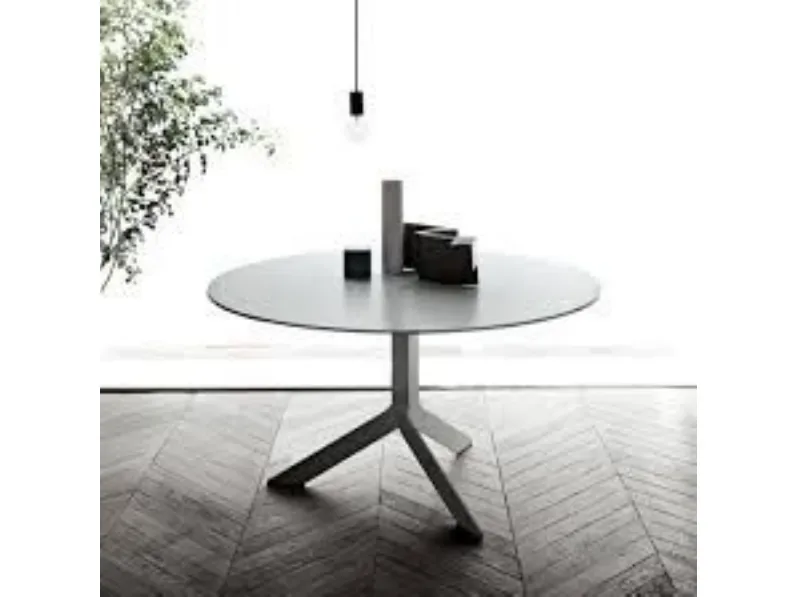 Tavolo in marmo rotondo Iblea Desalto in offerta outlet