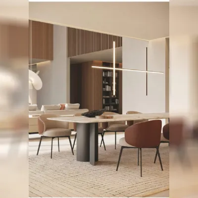Tavolo sagomato in marmo Gullwing di Lema in Offerta Outlet