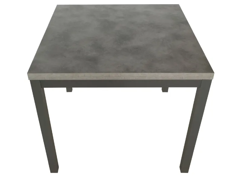 Tavolo in metallo quadrato Mobilike ml648 Artigianale a prezzo scontato