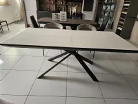 Tavolo rettangolare in metallo Tavolo ceramica luce di Ozzio in Offerta Outlet