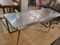 Tavolo in metallo rettangolare Tavolo consolle aviator Outlet etnico a prezzo scontato