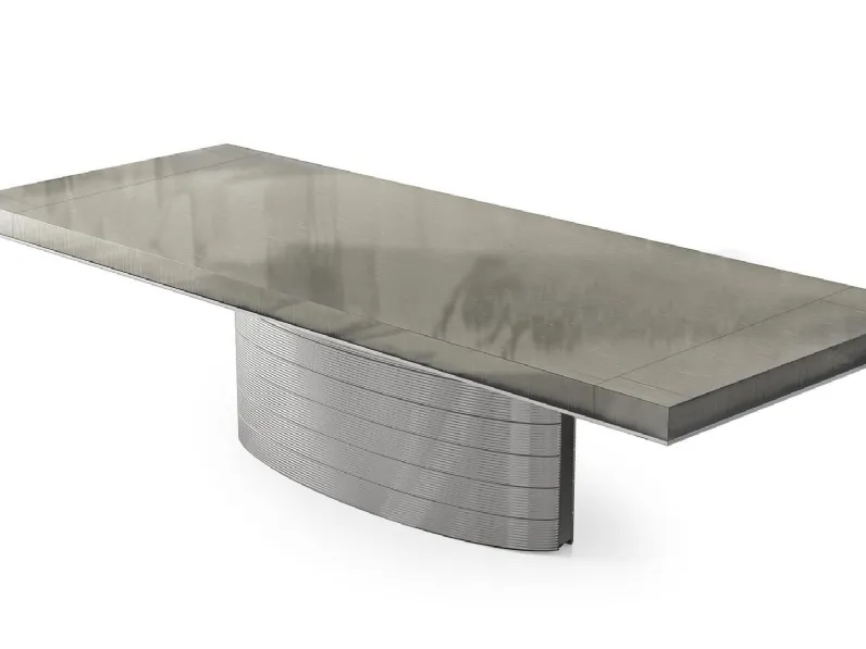 Tavolo in metallo rettangolare Tavolo luxury gold italian table Md work in offerta outlet