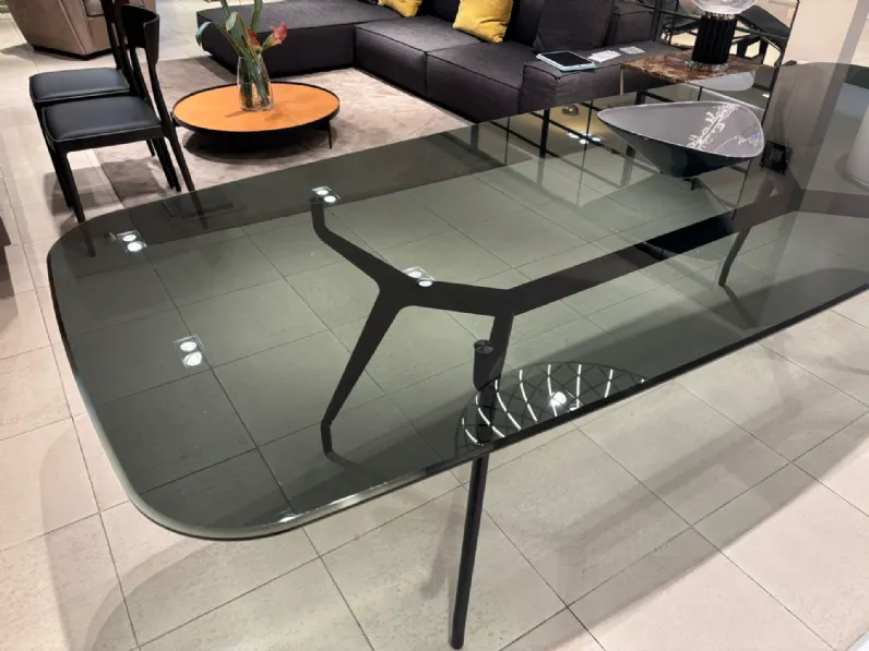 Tavolo Arkos shaped Sovet in vetro Fisso 