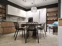Tavolo con piano in ceramica rotondo di Calligaris a PREZZO OUTLET 