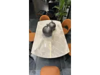 Tavolo rotondo in ceramica Tay di Target point in Offerta Outlet 