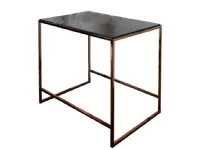 Tavolo in pietra rettangolare Design Sigerico in offerta outlet