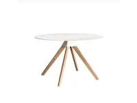 Tavolo Magis tondo bianco in plastica, scontato 66%. Max 75cm.