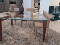 Tavolo in vetro quadrato Autoreggente Horm a prezzo ribassato