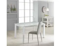 Tavolo in vetro rettangolare Account Stones in Offerta Outlet