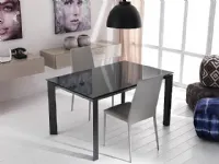 Tavolo in vetro rettangolare Account Stones in Offerta Outlet