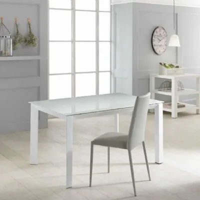 Tavolo in vetro rettangolare Account Stones in Offerta Outlet