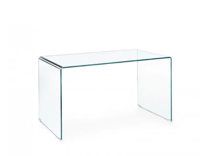 Tavolo in vetro rettangolare Iride Bizzotto in offerta outlet