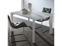 Tavolo in vetro rettangolare Silver 629 * La seggiola in offerta outlet