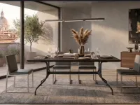 Tavolo in legno rettangolare Tavolo mila' piano in vetro  magis Magis a prezzo scontato