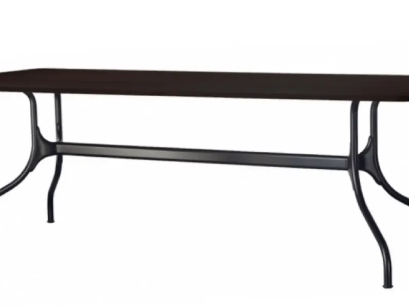 Tavolo rettangolare Tavolo mila' piano in vetro  magis Magis scontato del 70%