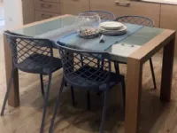Tavolo Tavolo mod open  Scavolini in vetro Rettangolare allungabile scontato 54%