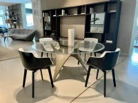 Tavolo in vetro rotondo Arc Molteni & c in offerta outlet