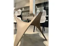 Tavolo in vetro rotondo Arc Molteni & c in offerta outlet