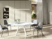 Tavolo in vetro rotondo Brooklyn rotondo Ingenia a prezzo ribassato