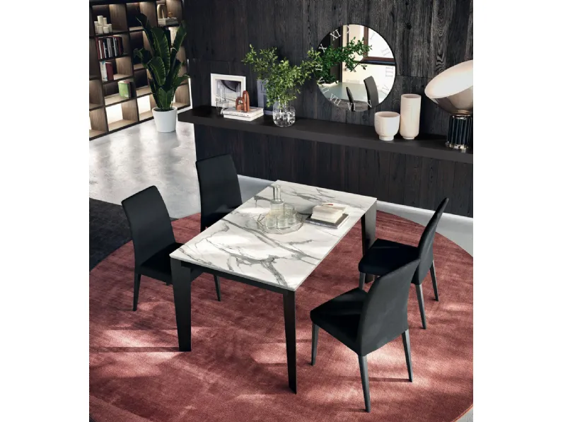 Tavolo in laminato rettangolare Infinity Scavolini in offerta outlet