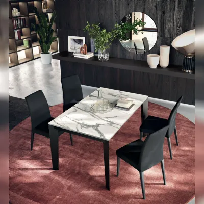 Tavolo in laminato rettangolare Infinity Scavolini in offerta outlet