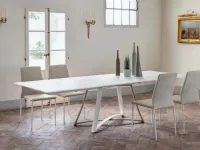 Tavolo rettangolare in laminato Big bang cristallo di Ingenia in Offerta Outlet