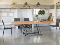 Tavolo in laminato rettangolare Big bang legno Ingenia in offerta outlet