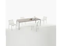 Tavolo rettangolare in vetro Dom * di Ingenia in Offerta Outlet