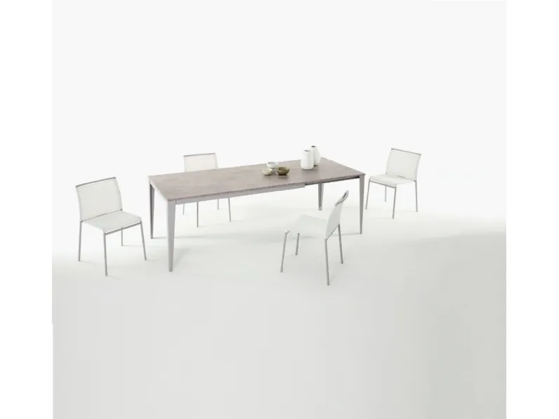 Tavolo in vetro rettangolare Dom * Ingenia in offerta outlet