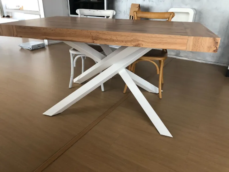 Tavolo rettangolare in laminato Intreccio laminam di Artigianale in Offerta Outlet