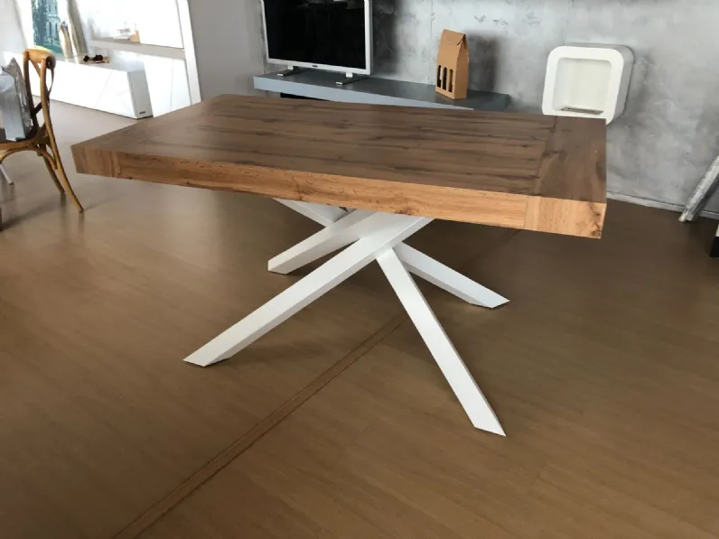 Tavolo Intreccio laminam Artigianale in laminato Allungabile scontato 64%