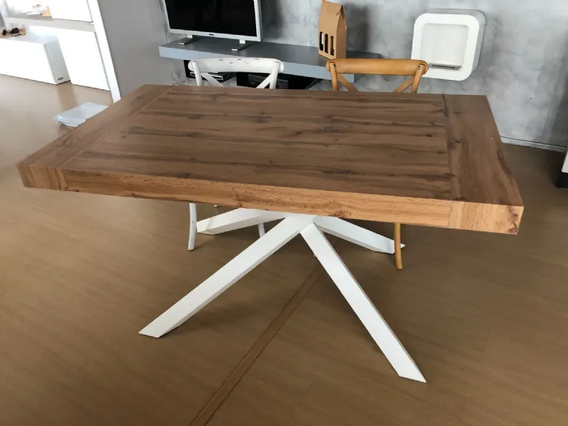 Tavolo Intreccio laminam Artigianale in laminato Allungabile scontato 64%