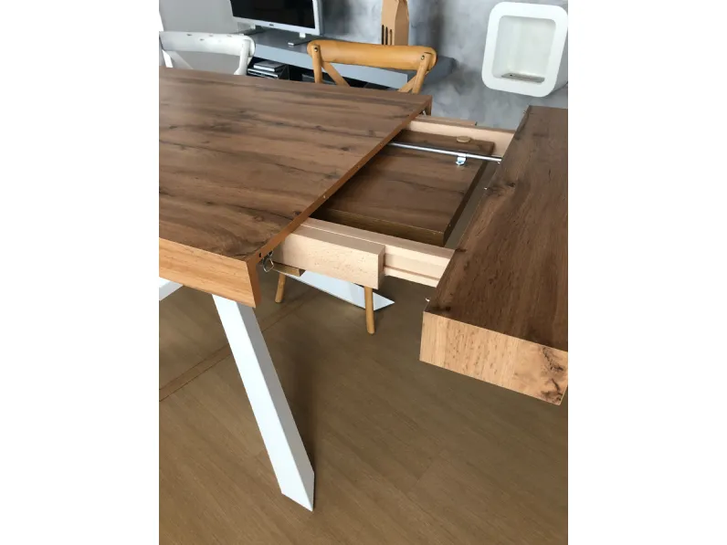 Tavolo Intreccio laminam Artigianale in laminato Allungabile scontato 64%